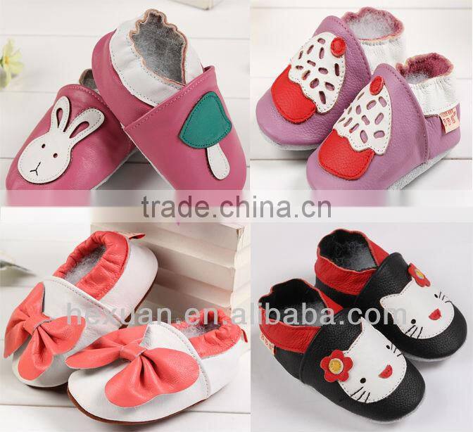 2016 new fashion baby shoes,soft sole leather baby shoes