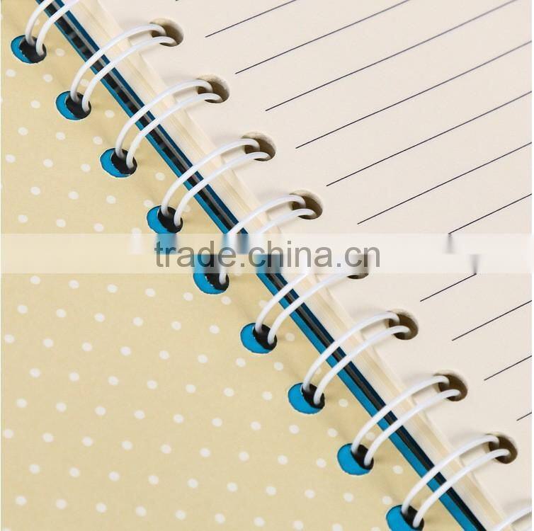 32K/18K PP cover planner cheap spiral notebook custom ,student notebook printing