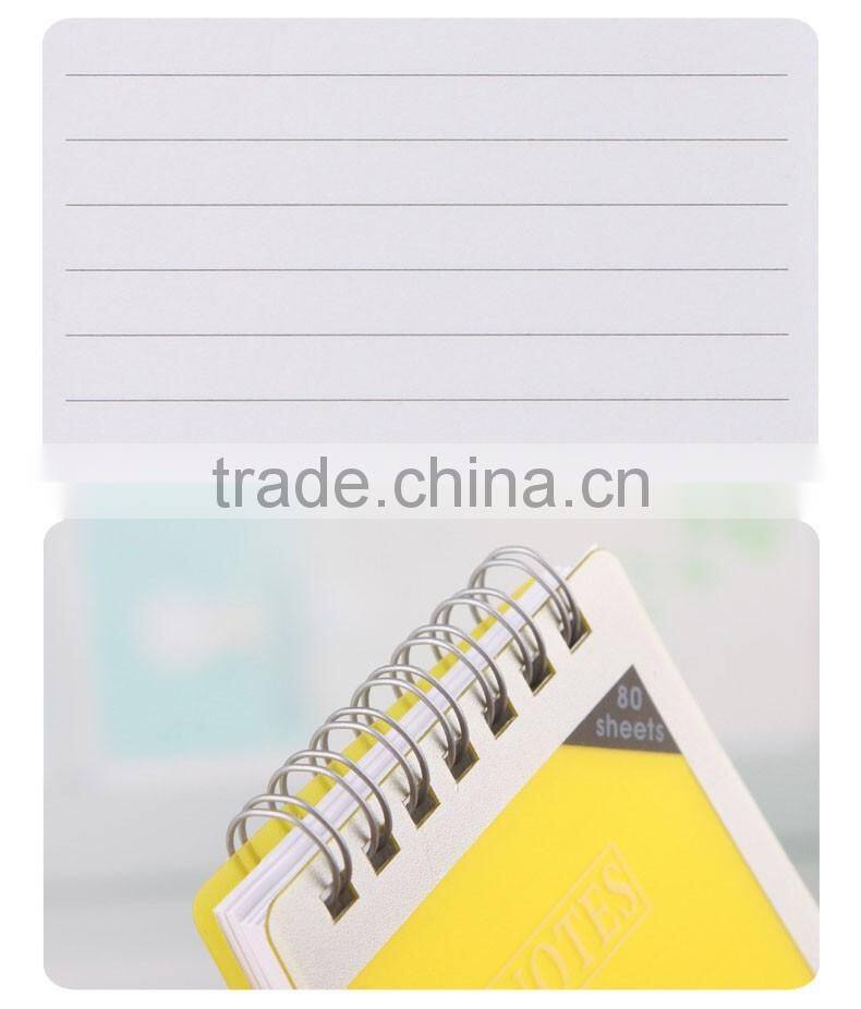 A7,A6,A5,B5 PP cover notbeook wire-o binding writing pad customizable memo pad