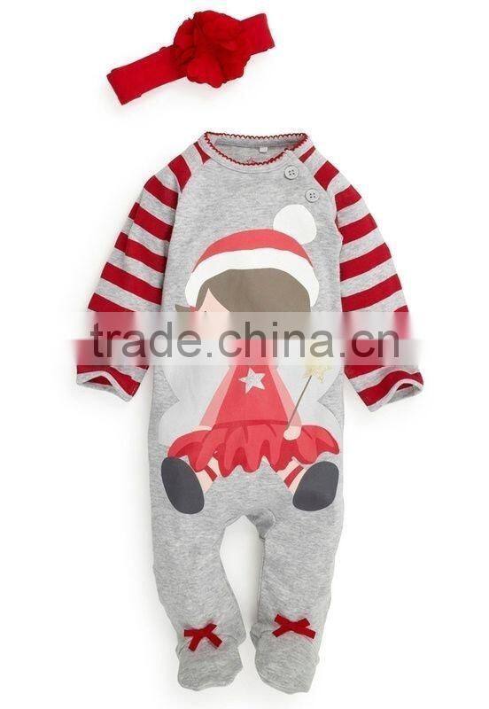 Baby Christmas Clothes Outfits Boy Girl Romper Hat and Set