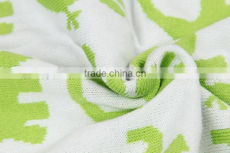 Worldwide hot sell knit baby wool blanket