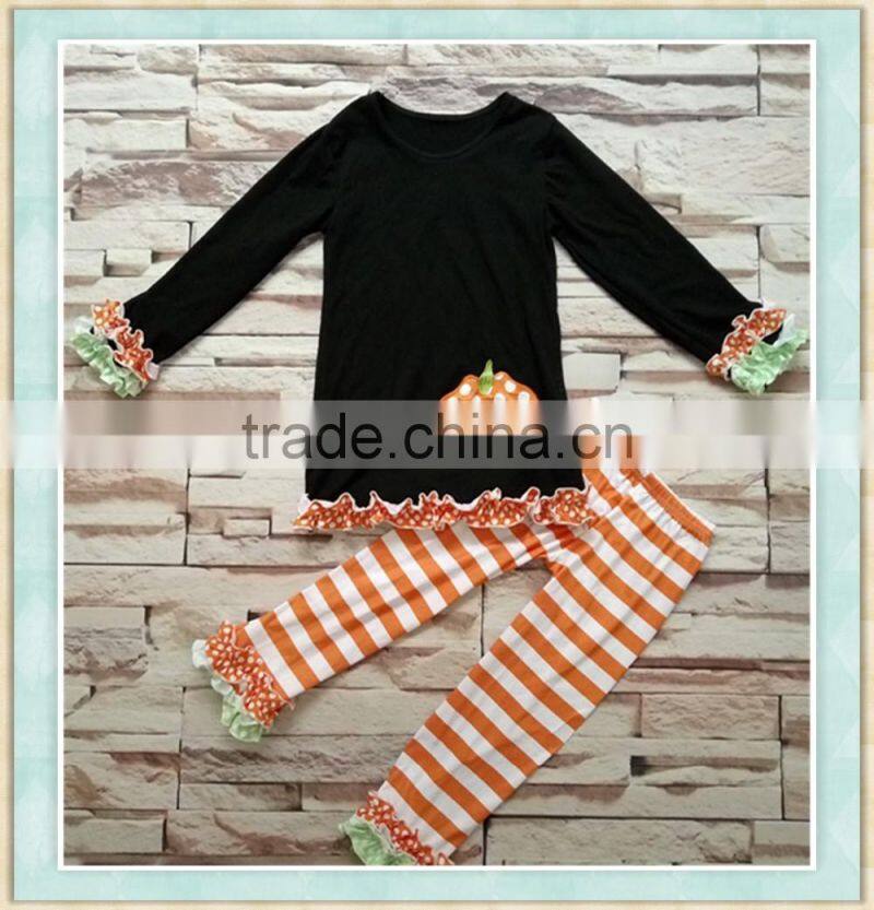 wholesale new design girls a Halloween pumpkin set the factory direct sales