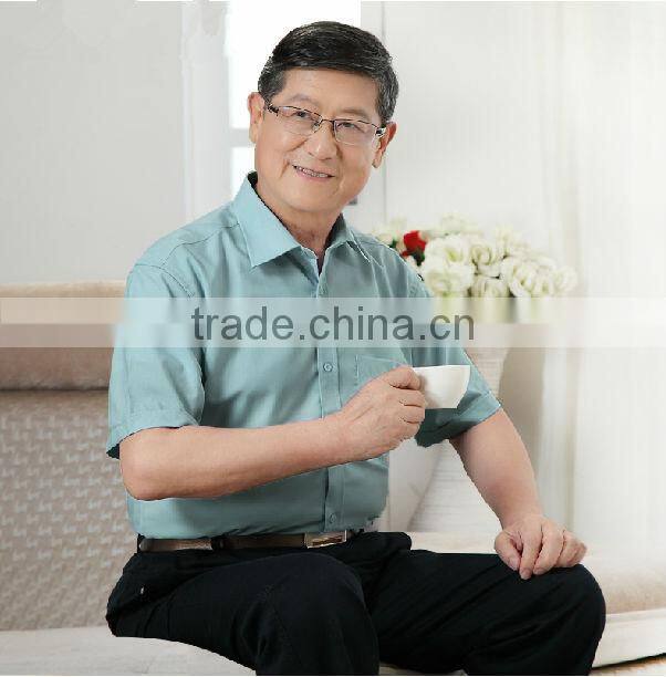 shirts manufacturer in China supply black color short sleeve busniess dress shirt