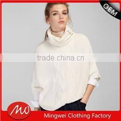 high quality popular sweater women knit ladies long coat design with pocket