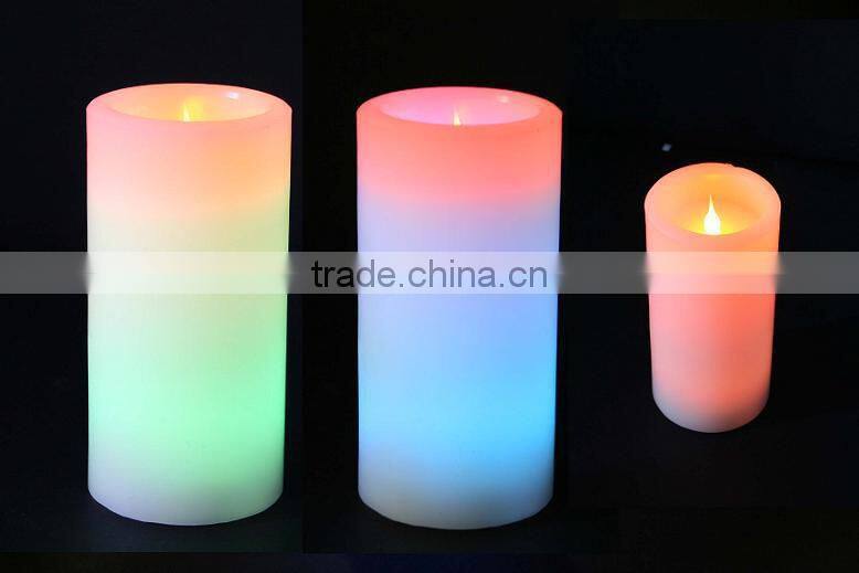 plastic Flameless candle led light