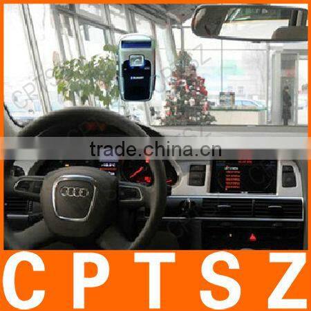Solar Panel Bluetooth Hands-free Car Kit with FM Transmitter