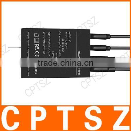 USB Charger 50W 4 Multi-Port Desktop Charging Station for Mobile Phone and Tablets