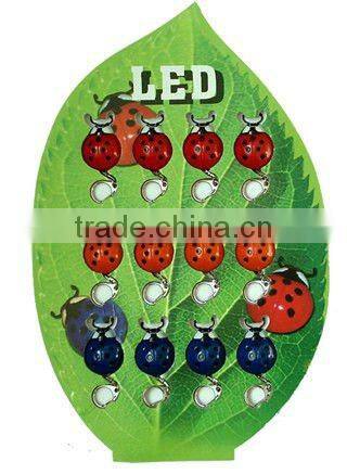 Beetle shaped LED light keychain for promotion gift