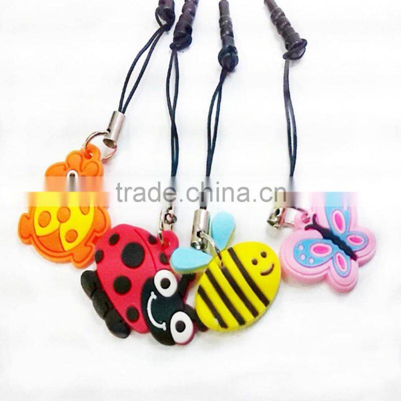 Popular Custom Emoji PVC rubber keychain promotion gift souvenior keyring