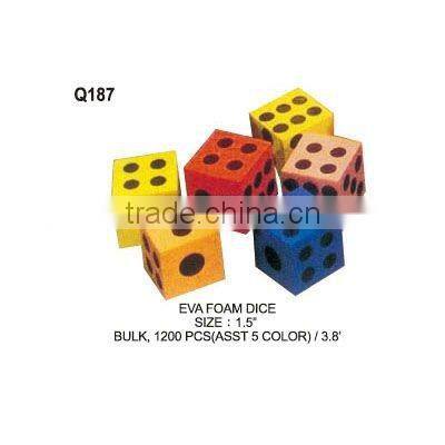 (Q184) PU SOFT FOAM DICE