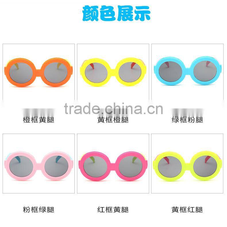 cheap cute cartoon plastic children party UV proof photochromic sunglass
