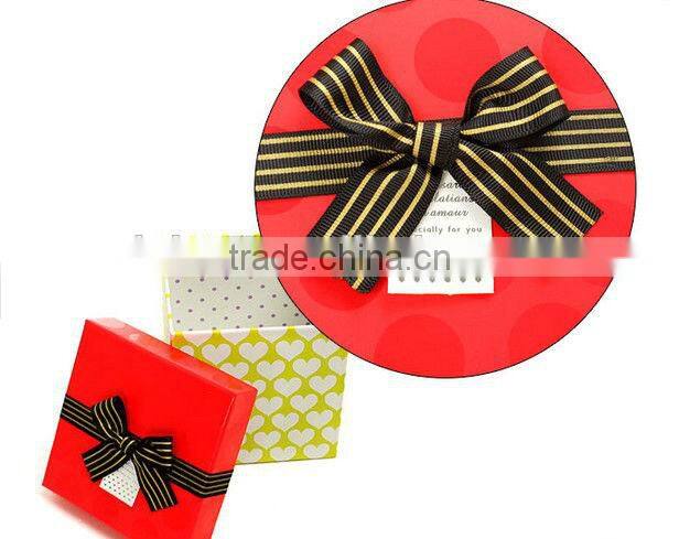 Gift Box - Imported Gifts,New Year Gift Box,2014 Fashion Design Gift Ribbon Paper Box/Square Gift Box