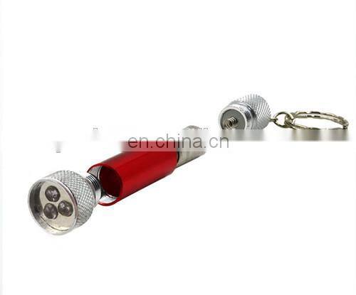 Mini flashlight 3led keychain flashlight