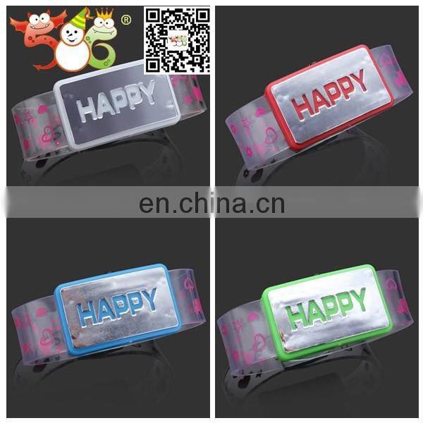 Whosale Promotion multicolor flashing Led Bracelet