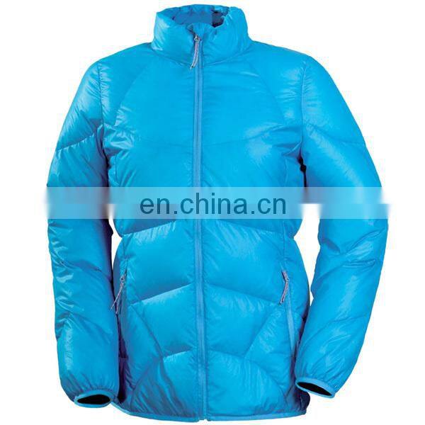 Women duck down jacket with 80% duck down and 20% duck feather