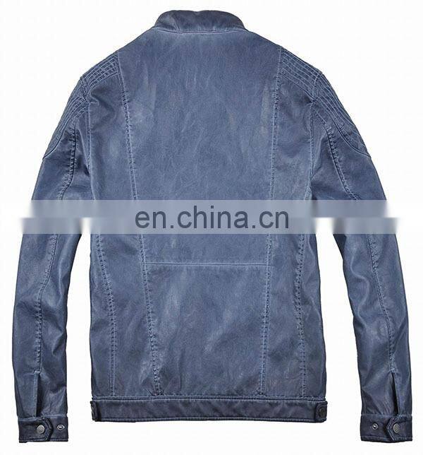 2015 new model designer motorbike leather jacket