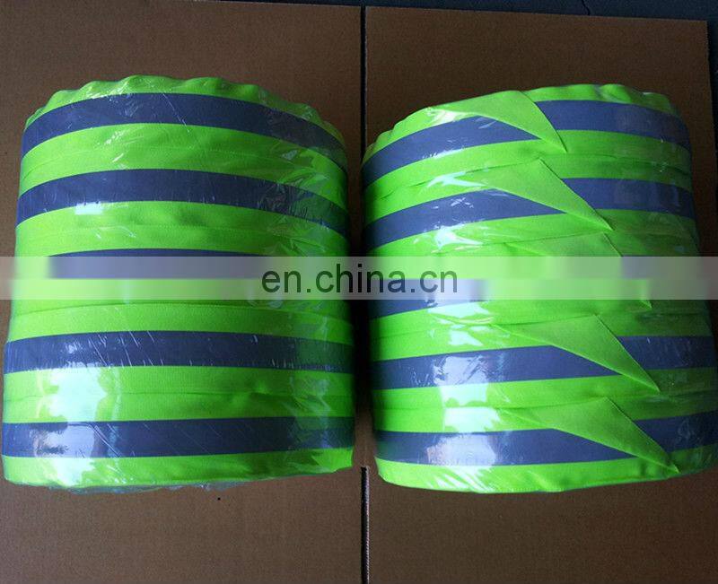 Classical nylon warning reflective tape for reflective waved webbing K-11