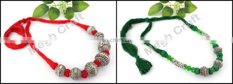 Vintage Gypcy Style Oxidized Pendant Set- Navratri Special Banjara Necklace- Women Navratri Wear Oxidized Necklace set