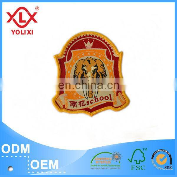Custom 2015 fashion garment woven badge