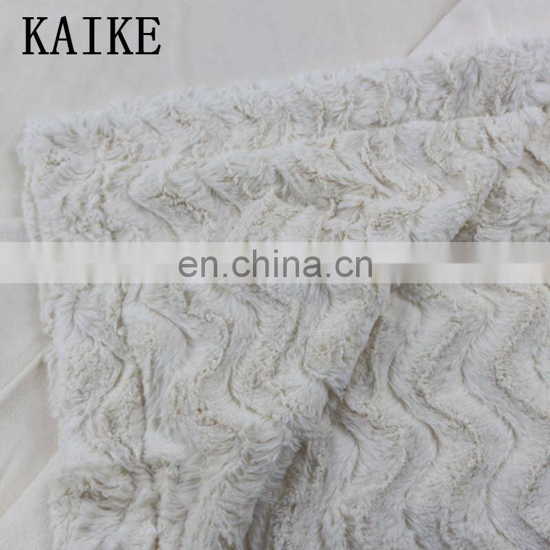 Warm super soft custom print muslin fleece baby velvet blanket 100% polyester