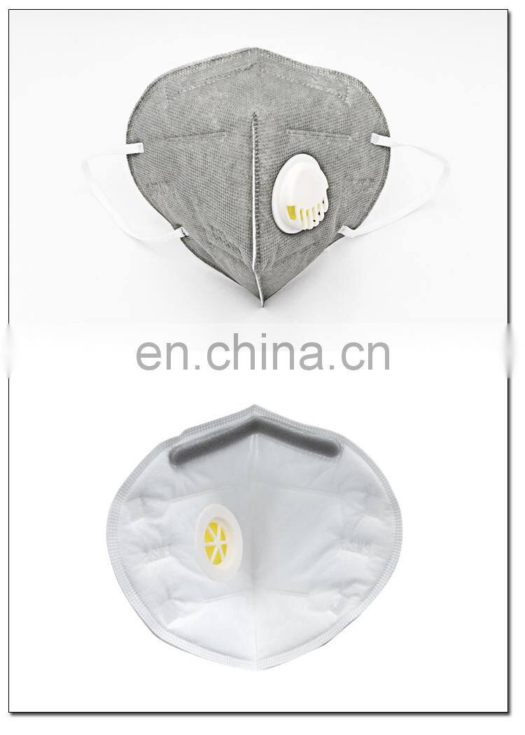 Odor-filtering Active Carbon Air Pollution Mask with Valve