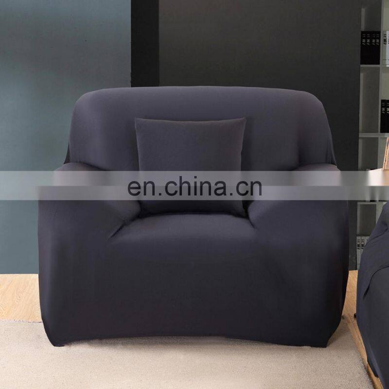 home decoration new sofa solid elastic slipcover l shape sofa cover stretchable sofa cover