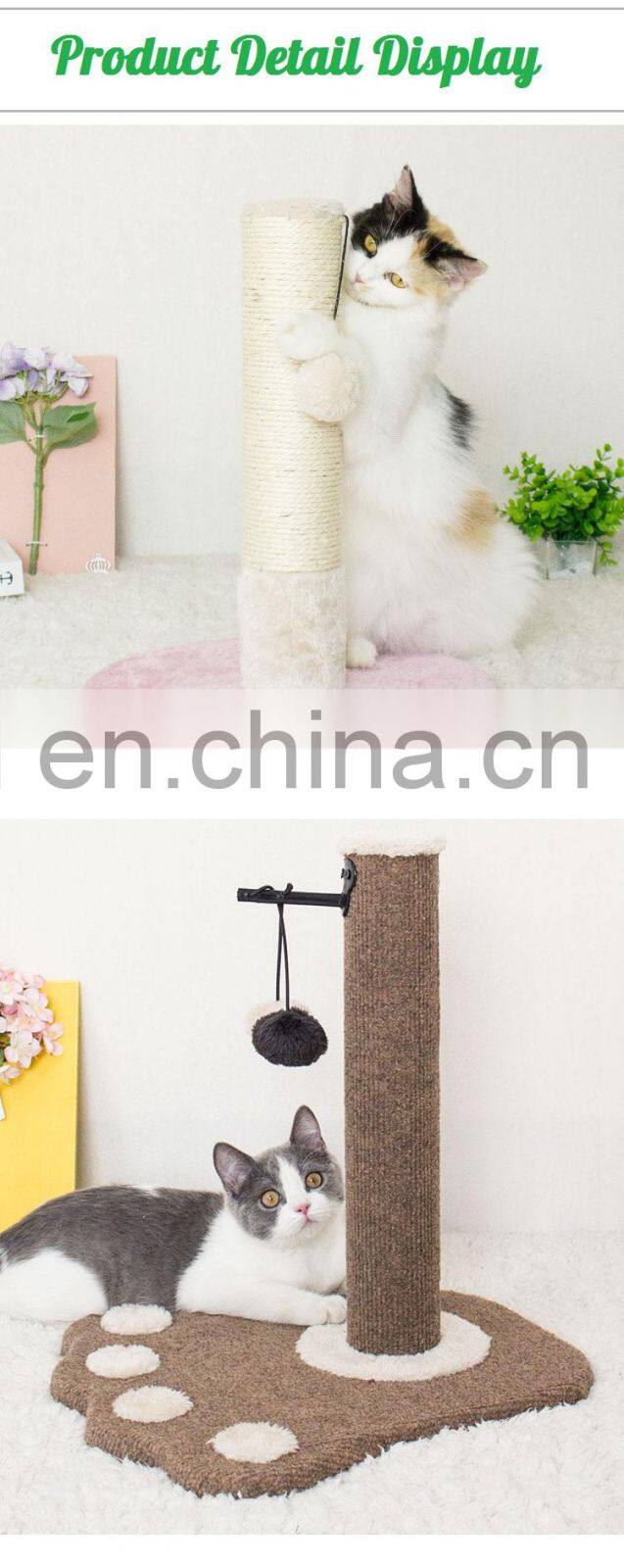 Wholesale Design Modern Castle Climb Scratch Scratcher Condo Wood Cat Furniture Tower Pet Cat Tree