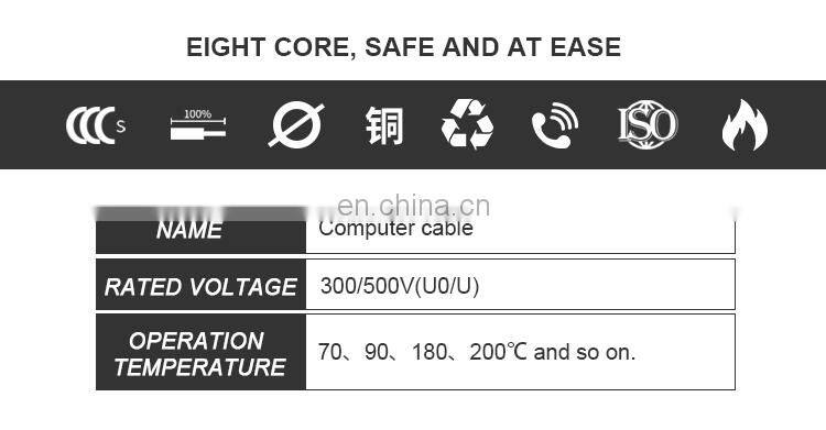 Cheap price underwater electrical round wire computer cable
