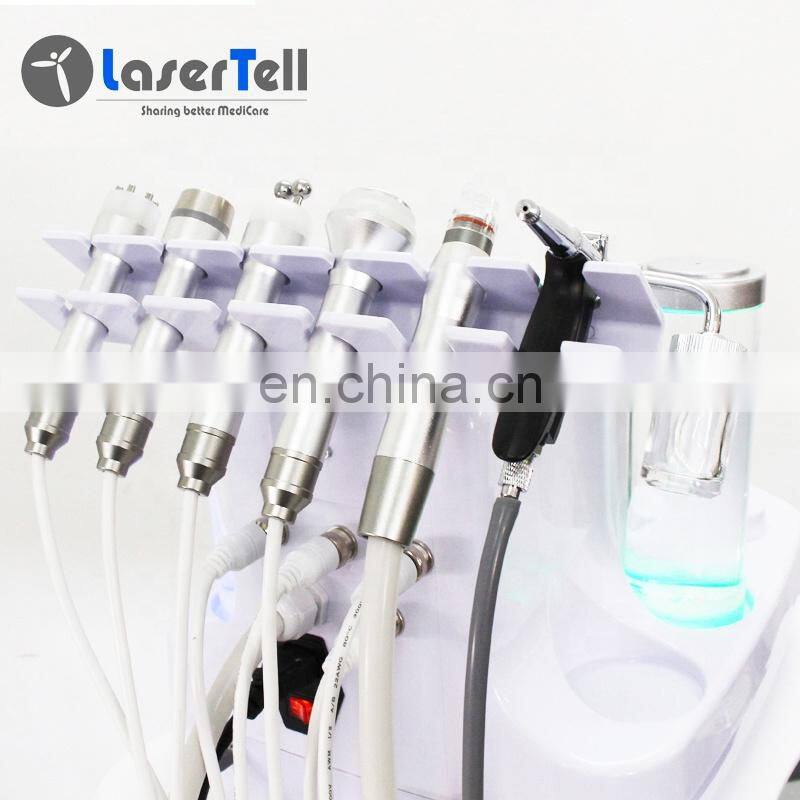 7 in 1 Multifunctional Bubble Oxygen Machine/Water Microdermabrasion Equipment/rf Facial Spa Machine