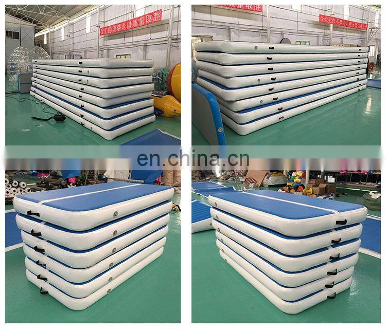 Hot Selling 20cm Thickness Inflatable Folding Air Floor Track Yoga Gymnastics Gym Equipment Tumbling Jumping Mat for Sale