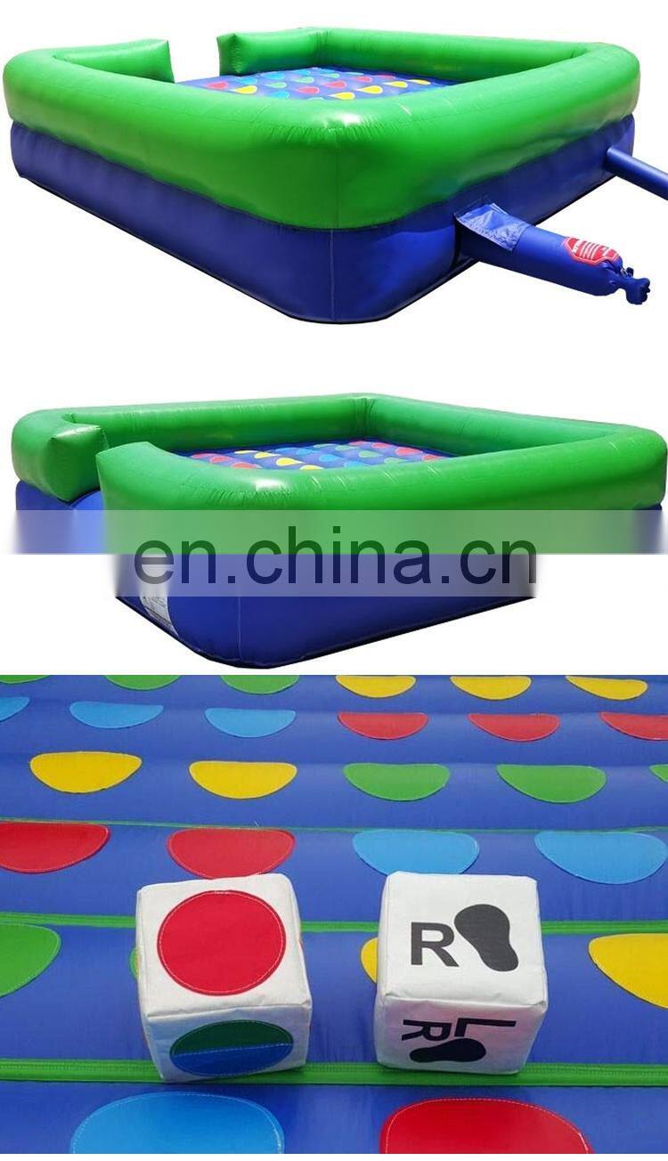 Large Interactive Games Outdoor Inflatable Twister Game for Sale