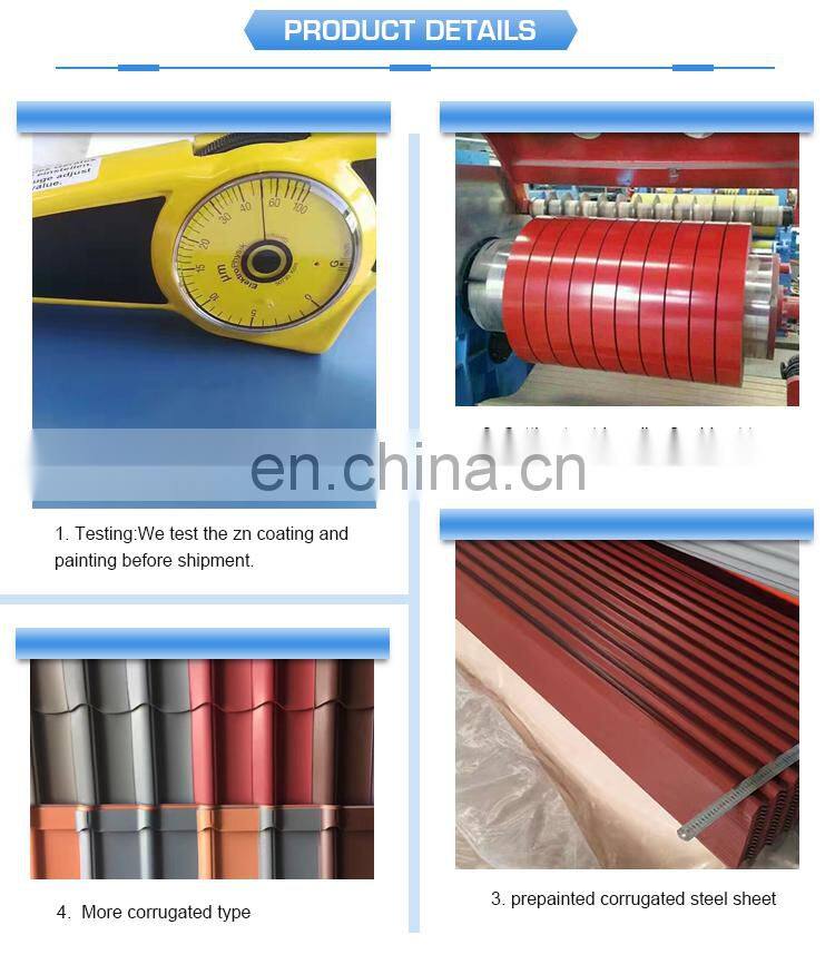 DX51D Thickness 4 mm Aluzinc steel Roof Sheets For Structure Workshop