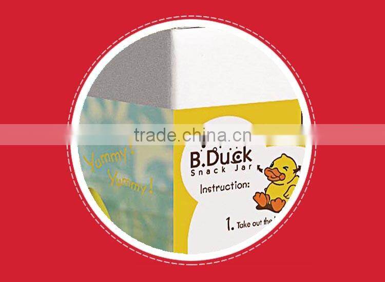 B.Duck animal shaped novelty snack jar ceramic snack jar
