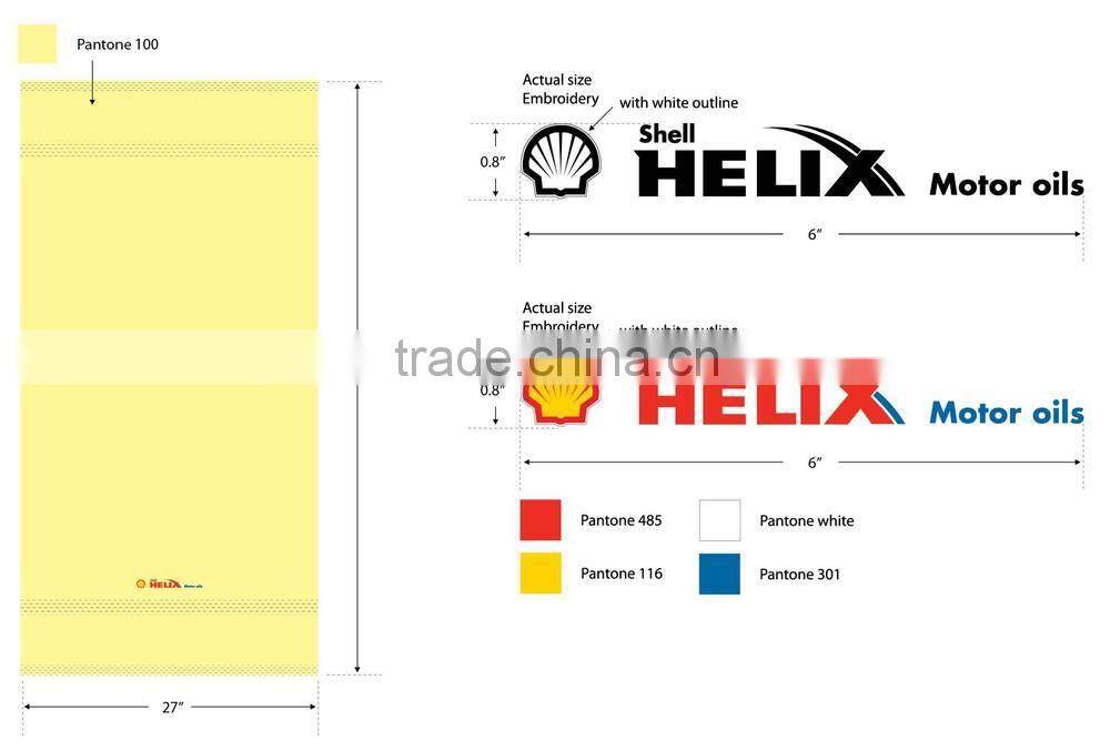 famous brand pure cotton embroidered gift towel