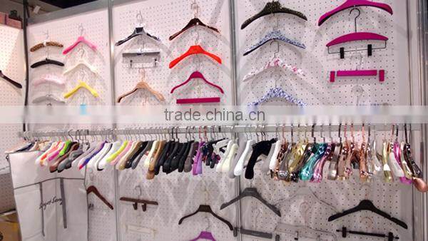 HA1214 padded baby satin hangers satin baby hanger