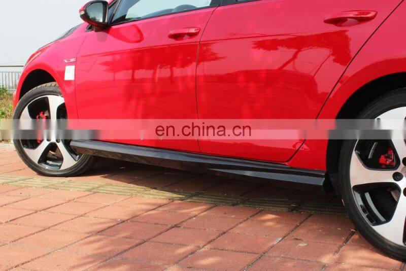 MK7 Carbon Fiber Body Kit Side Bumper Skirts Fit for VW GOLF VII 7 GTI 2014 UP