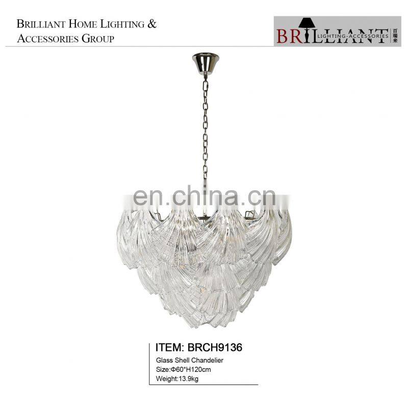 Crystal tears lamp fixed ceiling light in crystal glass shell