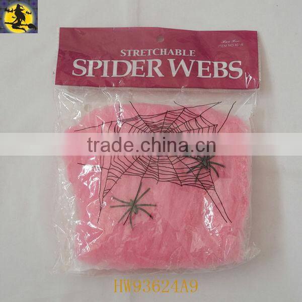 Purple Halloween Spider Web