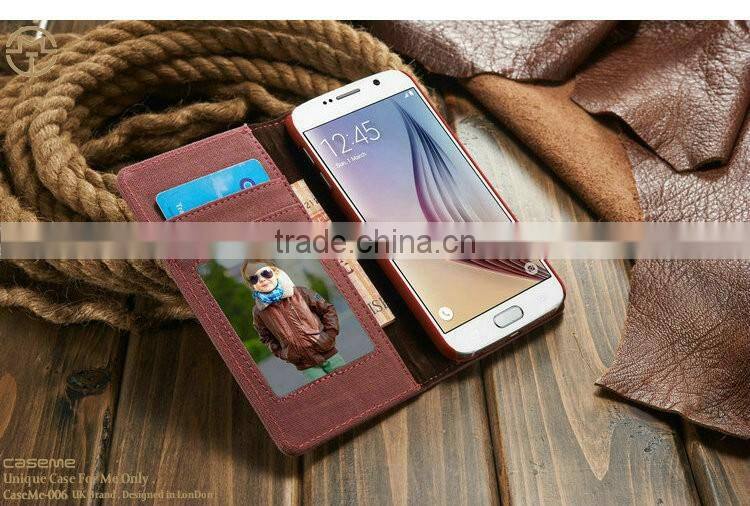 Factory Cheapest Quality Wallet Case for Samsung S6 for Samsung Galaxy S6 edge Case