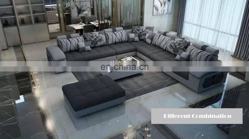 2021 popular various color optional fabric/leather furniture living room sofa