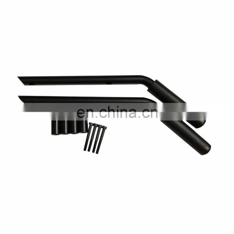 Aluminium Alloy Antiskid Mount Front + Rear Grab Bar Handle for 2007-2017 J178 for Jeep for wrangler JK 2 & 4 Door Black