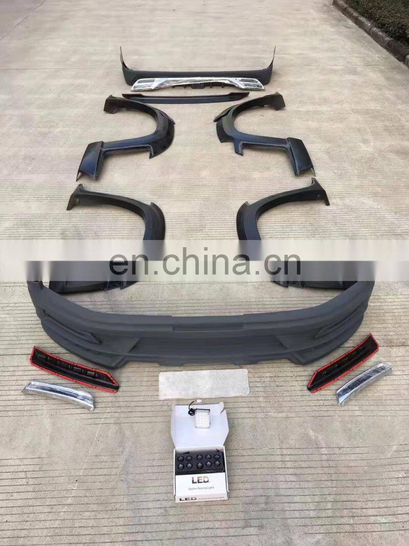 Runde Wald Body Kit For 2018+ Toyota Land Cruiser 200 Upgrade Wald Automotive Kits Front Lip Rear Diffuser Wheel Eyebrow