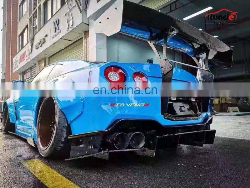 Runde High Quality LB V2 Style Fiber Glass Material GTR R35 Wide Body Kit For 2008-2019 Nissan GTR R35 body kit