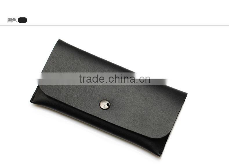 New Fashion Genuine Leather unisex Cell Phone Pouch Mobile Phone Purse Bag