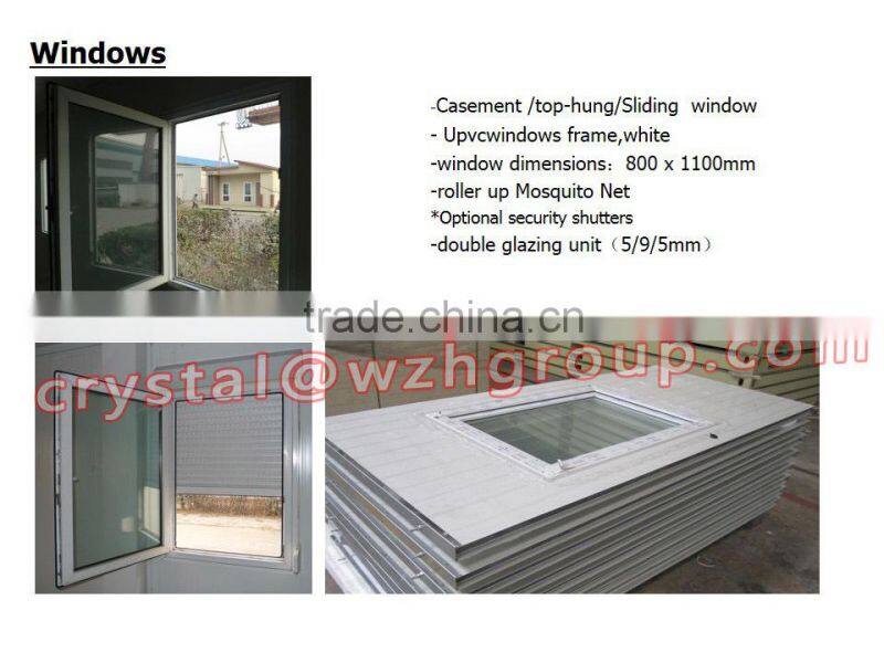 Security guard booth/ container hotel room/clean room booth for community ,hotel ,office with CE approved for sal china supplier