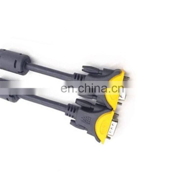 Low moq ethernet computer cable 10 meter 15pin 3 6 VGA to VGA 50 meters vga rca cable