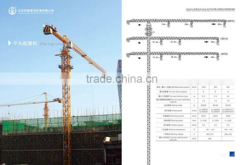 Tower crane QTZ40-QTZ250 Professional factory production of tower crane