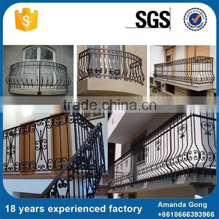 House decor euopean common design wrought iron window grill