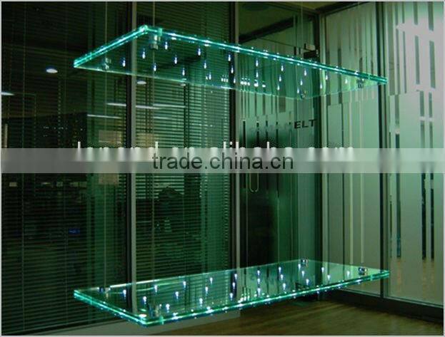 led glass shelf light/led glass panel