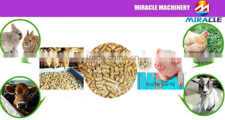 CE approved Pig/Chicken Feedstuffs Making Machine/Feed Pellet Mill for Animal/Poultry Farm Using